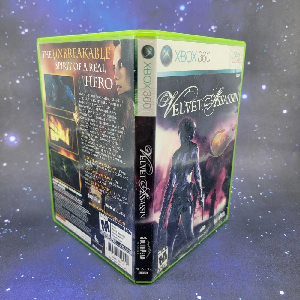 Velvet Assassin Xbox 360 SouthPeak Games Stealth Action WWII 70025-SLV